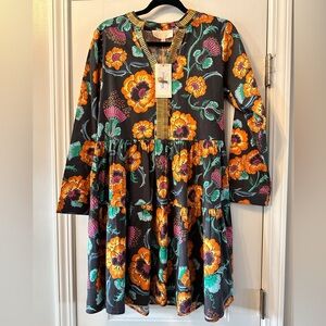NWT! Sheridan French Abigail Dress in Autumn Floral Size Small